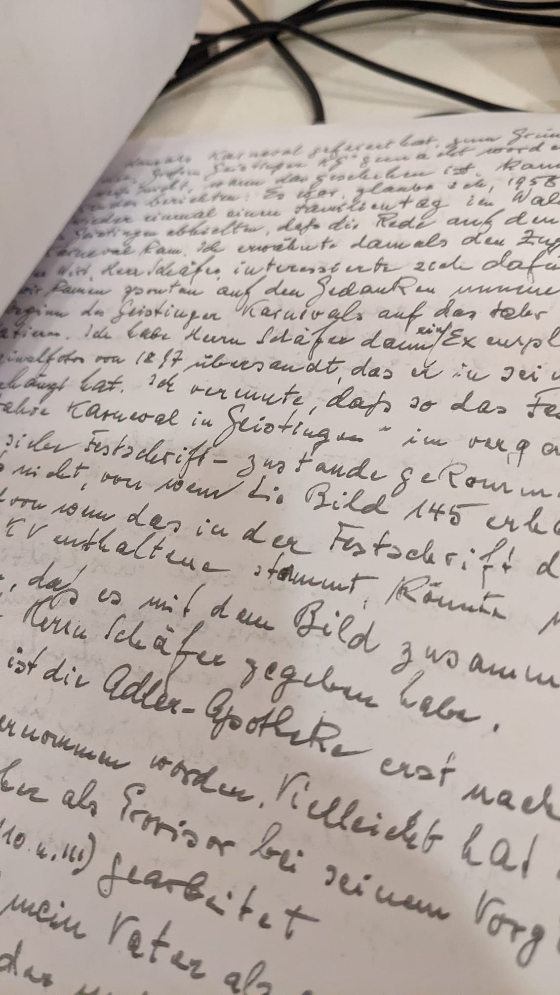 Brief an Bahlensiefen