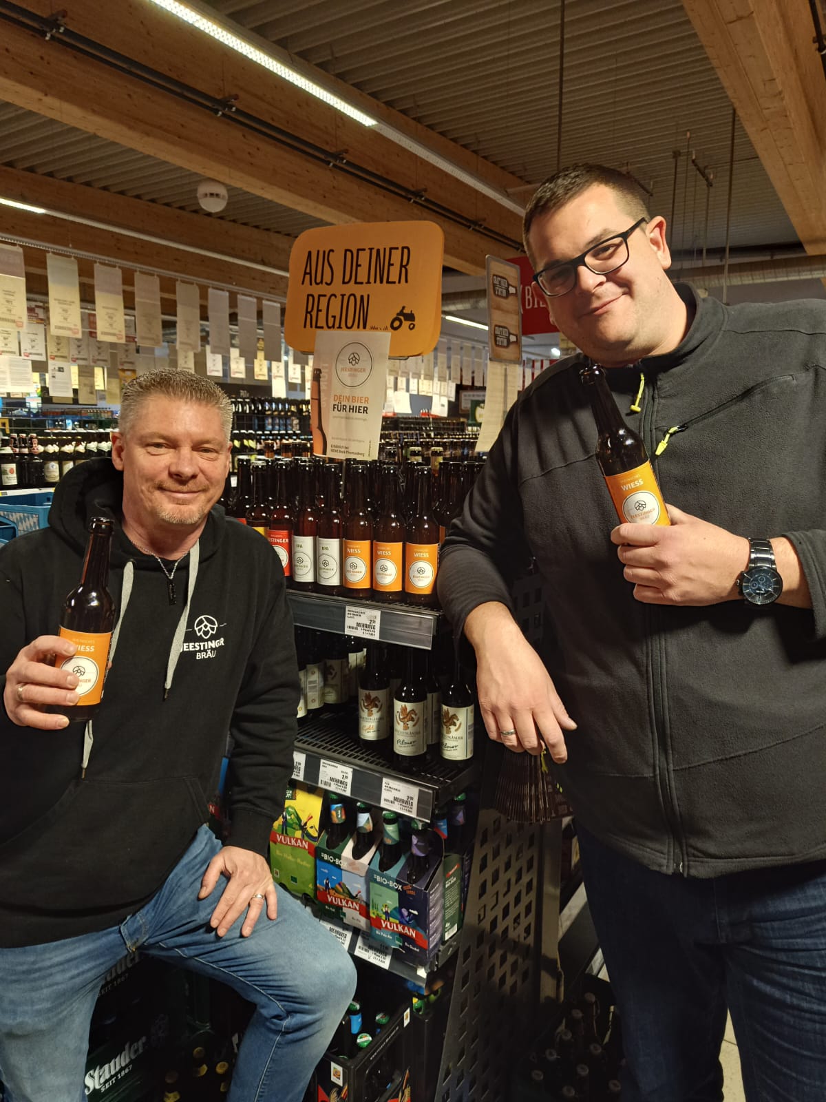 Verkausfszeile Bier Bock